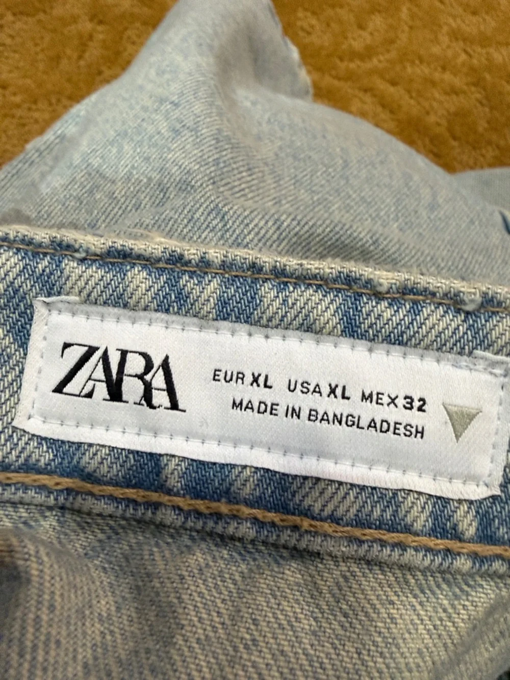 Zara denim mini skirt size XL - NWT - Picture 4 of 6